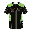 Ua94 2022 F1 Team Racing Mens magliette Vr46 Breve Cross-country Moto Locomotiva Stampa Estate Bicicletta Sportswear Top