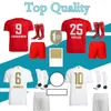 축구 유니폼 22 23 Lewandowski Sane Kimmich Coman Muller Davies Football Shirts 남자와 성인 어린이 세트 키트 2022 2023 Top Thailand 품질 유니폼