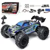 RC Off Road 4x4 مع المصباح الأمامي LED ، 1/16 المقياس الصخور الزاحف 4WD 2.4G 50km عالي السرعة الانجراف TRACK TRACK TRACK 220429