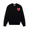 Amis Designer Hommes Automne Broderie À Capuche High Street Femmes Sweat-shirts Coeur Rouge Ensemble Tête Revers Lettres Amour À Manches Longues Couples Apporter Sac Fourre-Tout In9s