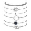 Charm Bracelets 2022 Personality Hollow Lotus Bracelets&Bangles For Women Friendship Crystal Jewelry Bracelet BT200259Charm Kent22