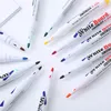 12pcs/veel creatieve drijvende pen kleurrijke witte bord schilderen graffiti schrijf pennen studenten uitwistbare markers voor kinderen educatie speelgoed ouder kindspel 2022