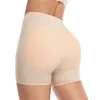 Women's Traceless High Waist Flat Angle Bottomed Fake Ass Hip Lifting Pants Postpartum Waist And Abdomen Shaping Pants