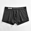 4 pcs/lot Boxer Men Underwear Cotton Man Short Breathable Solid Flexible Shorts Boxer Pure Color Underpants vetement homme 220423