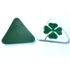 1 Pair Aluminum Fender Decoration Stickers Four Leafs Clover For Alfa Romoe Giulia Stelvio Exterior Stickers Car Accessories5430689