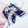 LOVINGSHA Cute Rabbit Ear Floral Women Accessories Elastic Rope For Girls Rubber Band Tie Hair Scrunchies AA220323