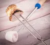 Из нержавеющей стали BBQ Bershmallow Pountry Tools Trailing Sticks Расширяющиеся сваренные телескопические приготовления / выпекание / барбекю