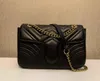 Marmont Chain Crossbody Bags Women Designer Borsa a tracolla Borsa a tracolla Portafoglio