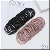 Hair Rubber Bands Jewelry Women Ties Scrunchies Elastic Hairband Girls Headband Decorations Gum Drop Delivery 2021 3Z0P6