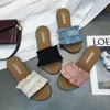 Slippers feminino moda camurça de couro sandálias de verão sapatos boho praia para o ar livre usa slides casuais shoeslippers