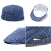 Berets Herren Sboy Golf Plaid Beret Irische Hüte Männer Cabbie Fahren Flat Caps 2022 Modetree Streetwear Casual Autumnberets Chur22302m