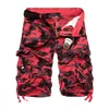 US Size Camouflage Loose Cargo Shorts Men Cool Summer Military Camo Short Pants Homme Cargo Shorts 220507