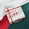 Dangle & Chandelier Cute Santa Claus Snowman Lovely Tree Bell Christmas Gifts Earrings Jewelry Accessories Set For Women Girls 2022Dangle