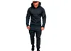 Herrbyxor Autumn Mens Tracksuit Top Bottom Sport Jogging Sweat Suit Trousers Pant Hoodie Coat M-2xlmen's Drak22