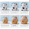 Bear Rabbit Piggy Bank Money Plastic Coin för att locka burkmynt Box Stora besparingar Child Easter Gift 220628