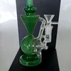 Hookahs half Ball-type borosilicate glass backflow Bong oil rig bubble machine backwater free 8.8 inches high