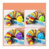 Kinderen Fidget Speelgoed Caterpillar Slug Puzzel Truicky Simulation Decompression Vent Toys W0