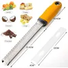 Professional Cheese Shredder Grater 304 Stainless Steel Kit Lemon Zester Grater Cheese Board Set Hand Held Kitchen Cooking Tools 0615