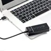 4 In 1 USB HUB 3.0 High Speed 5Gbps 4Ports Extender USB Computer Splitter with Cable Black White OPP bags