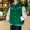 Heren Jackets Autumn Winter Baseball Men's Uniform Street Vintage Paren geborduurde Casual jas losse reflecterende stikingsjackers's