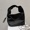 أكياس الكتف القماش الأوبس حقيبة كبيرة السعة الموضة البسيطة harajuku طلاب Zipper Soft Folding Book Bolsa All-Match
