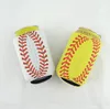 10x13 cm Baseball Softball Can Sleeves Neoprene Refrigerante per bevande Porta lattina con fondo Tazza di birra Cover Case 4 colori B0525N13