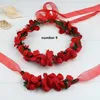 Helt nya barn hår blommor krona brud garland butik säljer smycken bär blomma huvudbonad armband fotografi hårtillbehör havstrand kransar 1lot / 10set