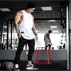 Summer Est Mens Tank Top Curved Hem Patchwork Gyms Stringers Vest Bodybuilding Clothing Fitness Man Tanks Tops D220615