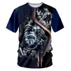 Men Men Casual Tshirts Cool Print Motor Heavy Metal 3D Tshirt Homme Hip Hop Streetwear Punk Tee Shirt Unisex 220623