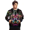 Jumper Full Dye Sweatshirts 3D Sublimation Tryckt Anpassad 100% Polyester Men Hoodies