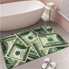 Carpets Bedroom Entrance Doormat Dollar Money Pattern Living Room Floor Rugs Home Decor Kitchen Absorbent Carpet Anti Slip Bathroo8848114