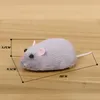 Wireless Electronic Remote Control Plush RC Mouse Toy Flocking Emulation Rat for Cat DogJoke Scary Trick Toys 220629