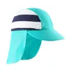 Cuffia da nuoto Estate Cappello da sole per bambino Copri-orecchio per collo da esterno Protezione anti-UV Cappelli da spiaggia per la piscina