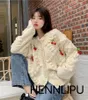 Women's Knits & Tees Vika Studio Women Cardigan Sweater Cherry Lovely Keep Warm Fashion TopWomen's