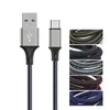 Câbles de données tressés en nylon 1-3m Câble de charge rapide IOS Micro Type-C pour câble de téléphone mobile Huawei Samsung Android