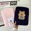 Korean Cartoon Green Tablet Case Laptop Storage Bag For Mac Ipad Pro 9 7 10 5 11 13 15Inch Cute Sleeve Inner Pouch 9102 220617