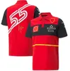 F1フォーミュラワンレーシングポロスーツと同じカスタムの新しい夏のレーシングTシャツ