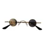 Punk Round Retro Solglasögon för män och kvinnor Ultra Small Frame Hip Hop Style Ins Fashion Drop 220620