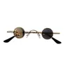 Lunettes de soleil rondes rétro punk pour hommes et femmes, monture ultra petite, style hip hop, Ins fashion Drop 220620