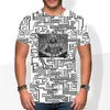 T-shirts masculins Computer Chip Motherboard Cpu Heart Programmer Nerd 3D T-shirt Tatooine Brand Master Leaf Tee Man / Woming
