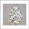Pins Needles Jewelry Findings Components 1000 Pcs Pure White Plastic Bar Safety Pin Id Badge Crafting Back Suit For Jllzbw Home003 Drop De