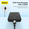 Baseus Magnetic Power Bank Mah Magsafe Wireless Charger External Battery W Fast Charging Power Bank For Iphone series J220531