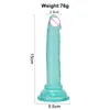 JingZhi Mini Jelly Dildo for Women Big Dick Strapon sexy Toys Soft Realistic For Anal Penis With Suction Cup Adult