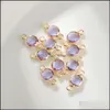 السحر نتائج نتائج المجوهرات العناصر العصرية كريستال سحر قلادة النحاس المعدني اللون الذهب 12 Birthstone Rhinestones جولة ل DH1MR