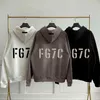 Best Quality FG7C 7th Collection zipper Hoodies Men Women Hip Hop Oversized Streetwear Loose Sweatshirt Coat T220726