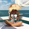 Women Summer Natural Raffia Girl Fashion Ribbon Floppy Shading Panama Wide Brim Sun s Vacation Travel Beach Straw Hat