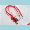 Pendant Necklaces Pendants Jewelry Wholesale Mix Color Handmade Murano Lampwork Glass Seahorse Necklace Gift Drop Dhskm