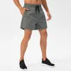 Мужские шорты Летние свободные спортивные капри с дышащей подкладкой, эластичное короткое нижнее белье, быстросохнущие, для фитнеса, повседневные леггинсы для бега, леггинсы для спортзала