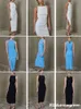 Casual Dresses Women Fashion Sleeveless Noble And Elegant Temperament Slim Fit Bodycon Split Long Dress