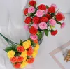 Fiori artificiali per matrimoni Garofano Bouquet fai da te per la decorazione della tavola di casa Festival di fiori finti